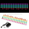 Sound Music Beat Activated Car Stickers Equalizer Glow LED Light Audio Voice Rhythm Equalizer Car Sticker