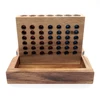 The Coffee Table Game Kids and Adults Fun Classic Connect a Row in 4 from Monkeypod Wood