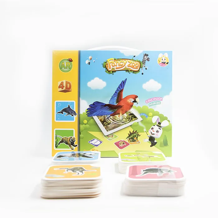 2018 热卖 3d 特别儿童学习玩具 ar 卡卡 108 张卡片学龄前礼物为孩子