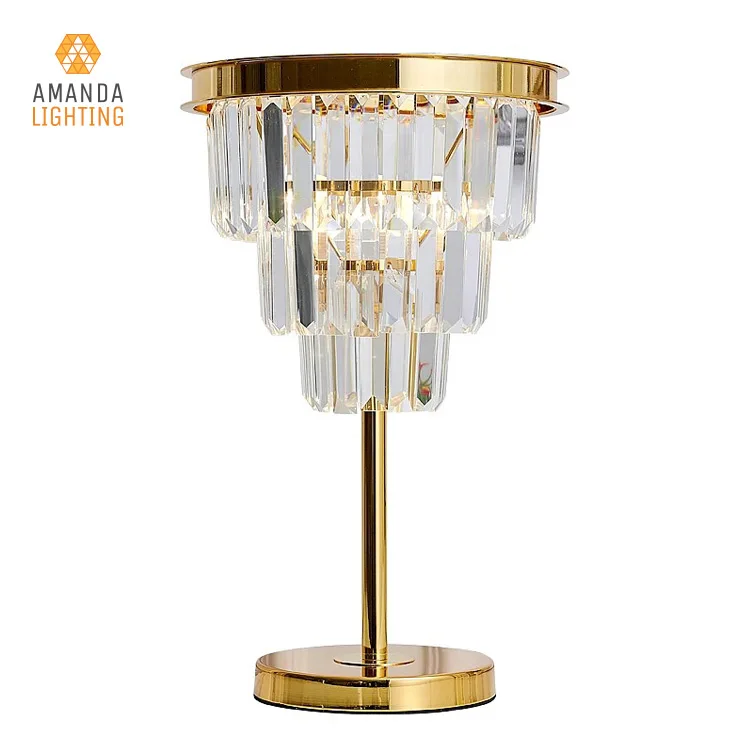 crystal chandelier table lamps