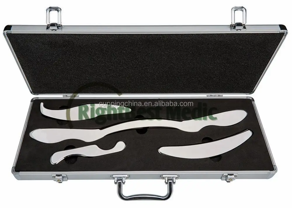 Stainless Steel Gua Sha Tool: Boomerang Instrument Assisted Soft-Tissue Mobilization