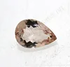 top rated seller pear cut natural pink peach morganite gemstone 9x12mm 3.5cts G R SILVER DESIGNS INTERNATIONALS