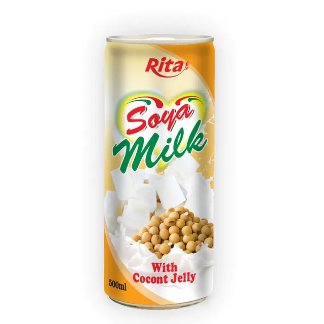500ml soya milk with coconut jelly