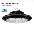 中山工場業界 15500lm ip65 300 ワット 120 ワットufo ledリニア高湾ライト 1200 × 200 × 565 ミリメートル 120 度