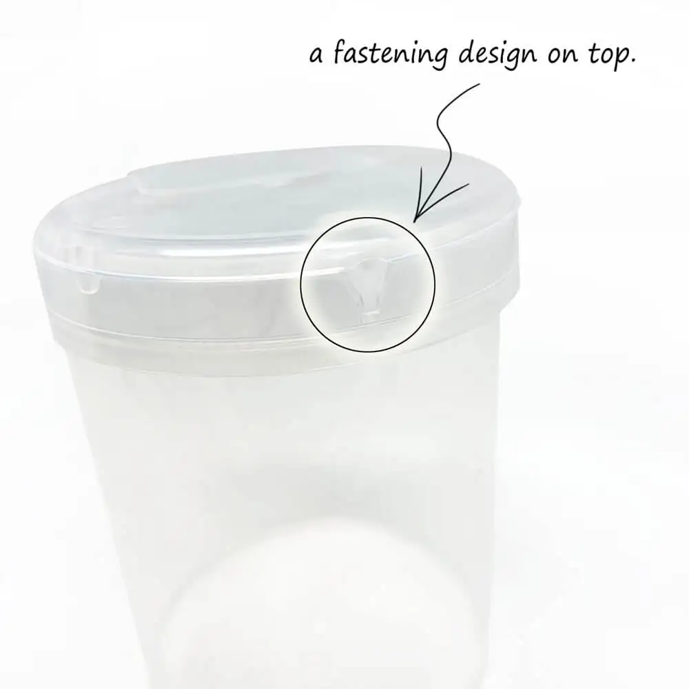 Household Empty Cotton Swab Container With Flip Top Cover Buy New Pp