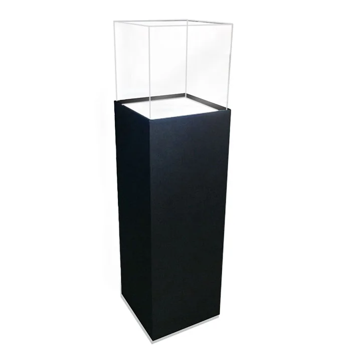 Large Museum Exhibition Led Plinth Acrylic Enclosed Display Case With ...