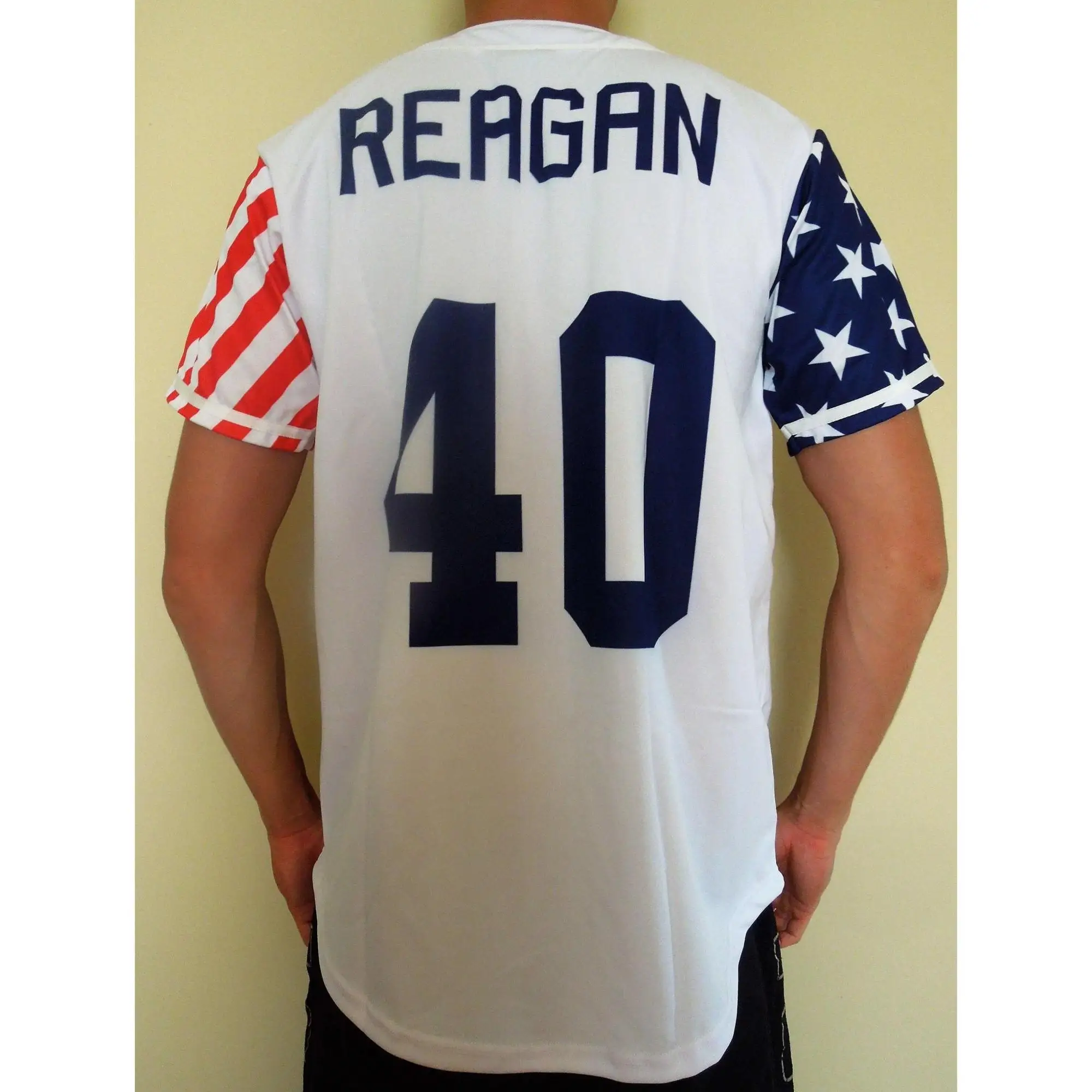 Source Custom Wholesale Polyester Team USA Youth Vintage Mesh Embroidery  For Mens Sublimation Baseball Jersey on m.