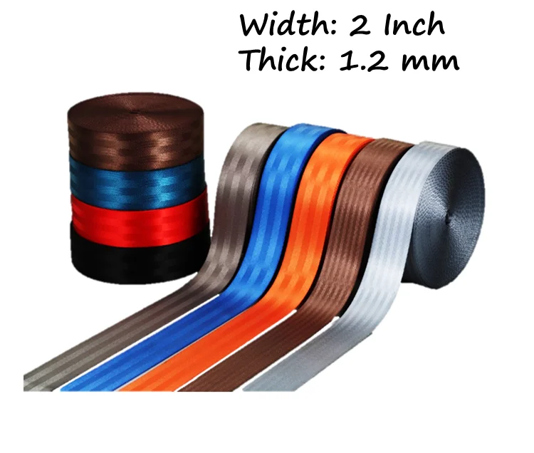 safety polyester webbing seat belts with TAIWAN