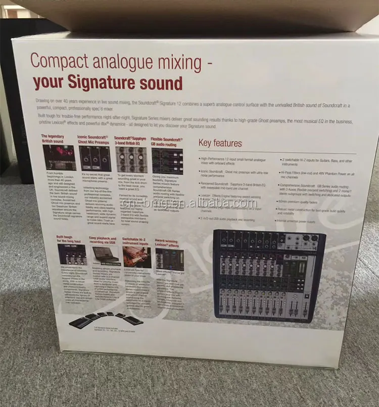 Top 5A 1:1 Superior Quality Multi-Track 16 Channels Similar Soundcraft Signature 16 Mixer with FX USB