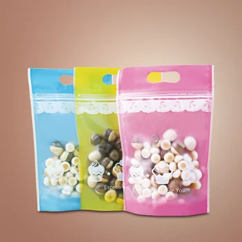 plastic gift bags with handles