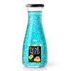 Sweet Glass bottle Mix Fruit Flavor Basil Seed Juice Beverage Drink