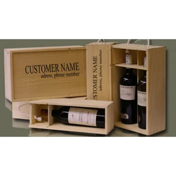 Wholesale Wine Shipping Box Packing Wooden Box Best Price In