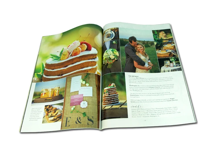 Custom 84 Pages Full Color Brochure Magazine Printing Buy Brochure