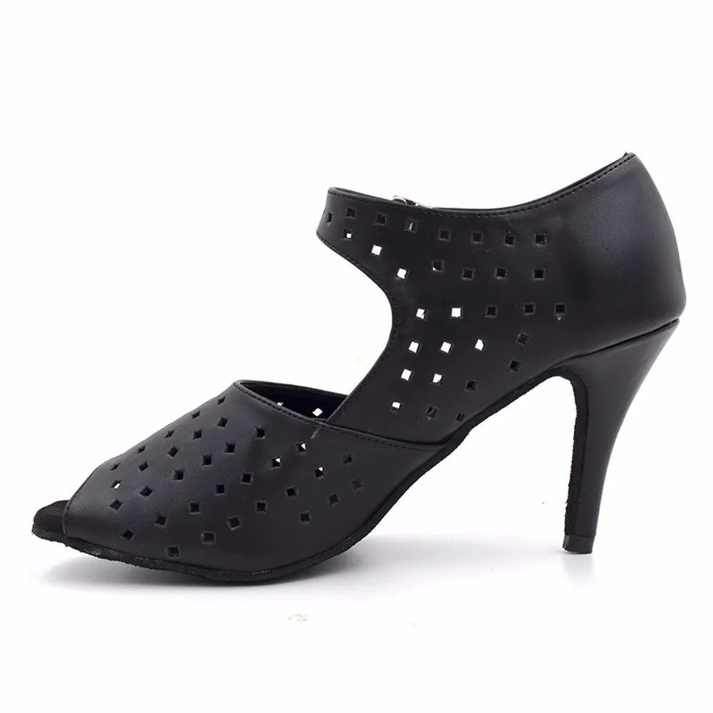 leather salsa shoes