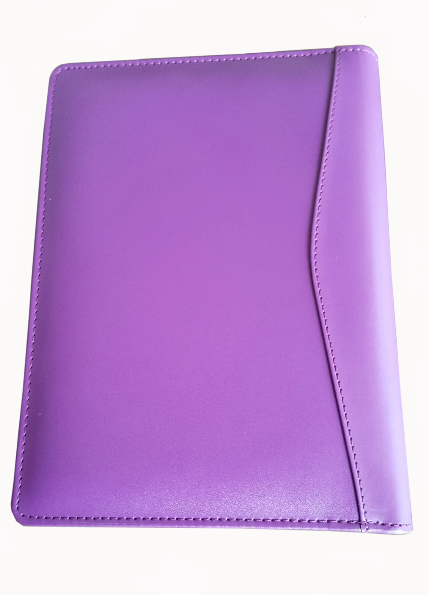 Best Quality Pu Leather A5 Size Ring Binder Folder With Notepad Holder