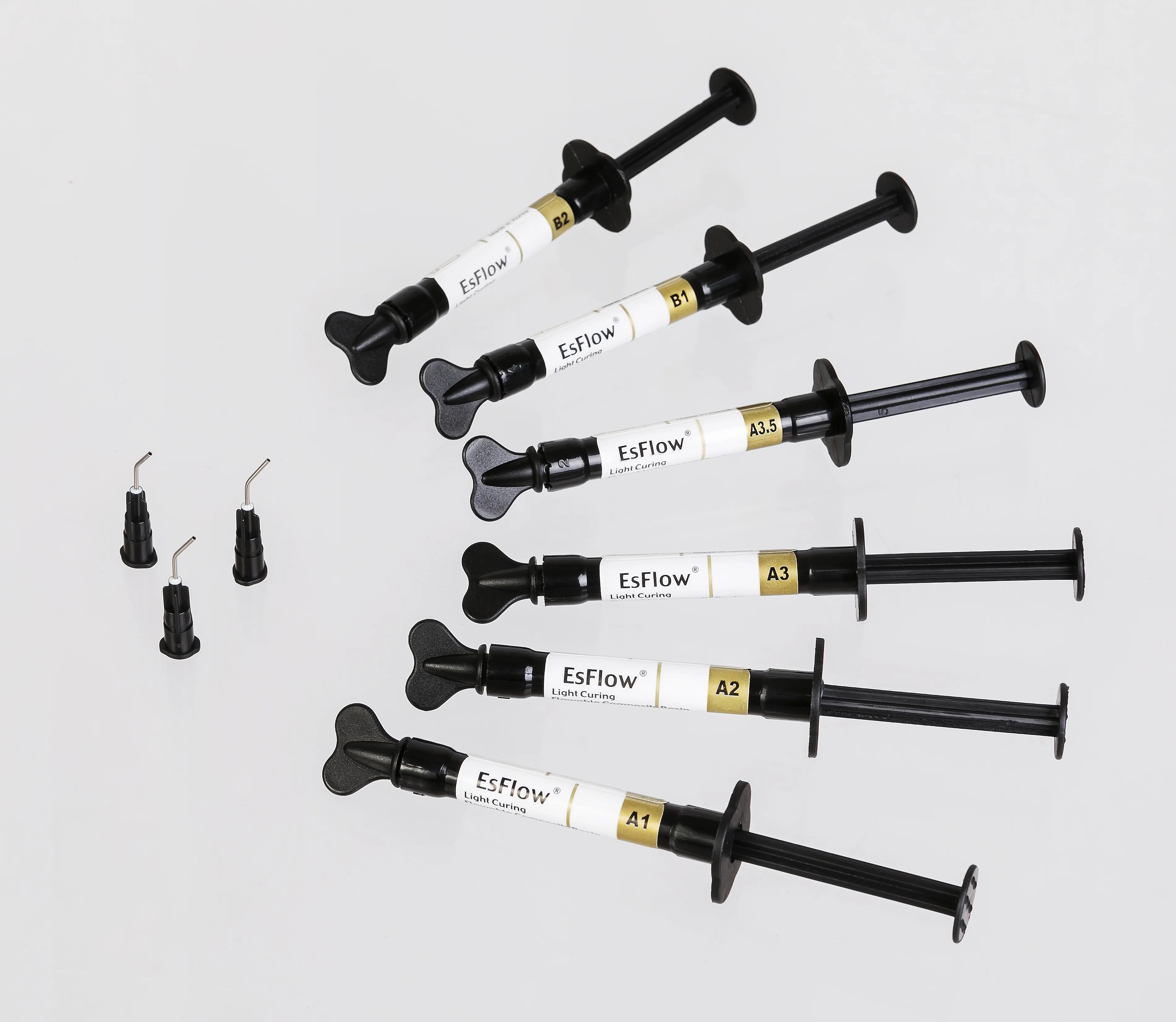 Dental Flowable Light Cured Composite Resin With Nanohybrid And Low