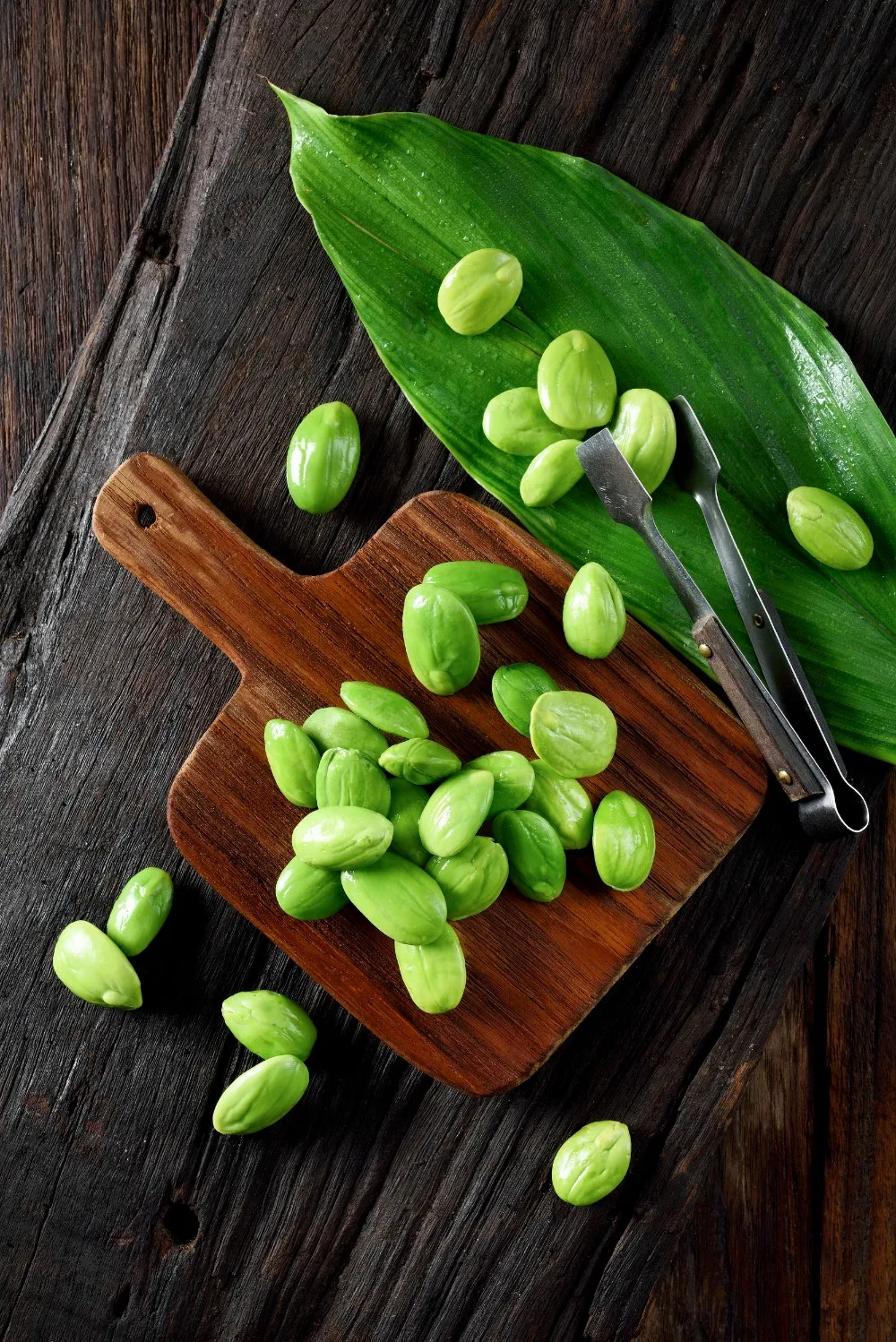 泰国当地蔬菜冷冻 sator,臭豆 (parkia speciosa)