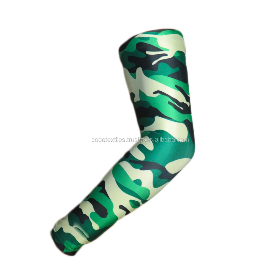 Customized Compression Camo Uv Arm Sleeve Printed Sport Wear Cycling