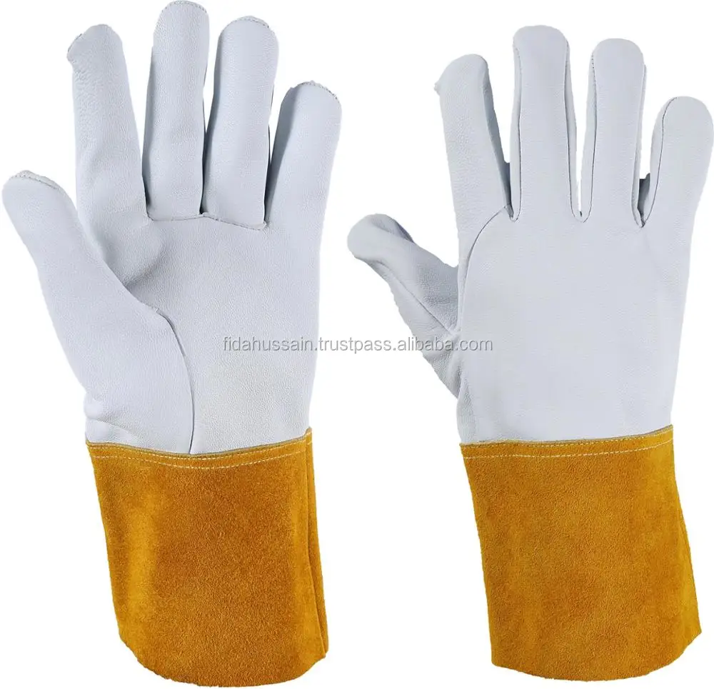 Argon Gloves,Tig Welding Gloves / Full In Premium Goatskin Gloves