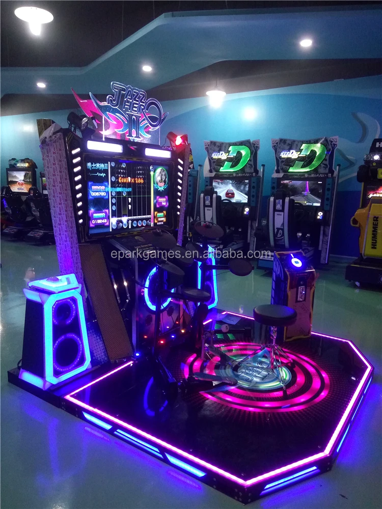 42"lcd Jazz Music Arcade Drum Game Machine Simulator Real Shot Drum Game Buy Music Industry