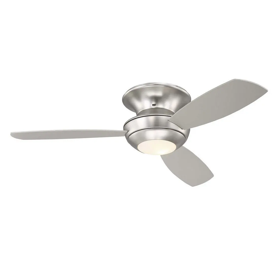 Trade Winds Lighting TW020316BN 52" Outdoor Ceiling Fan w/Light in Brushed Nickel
