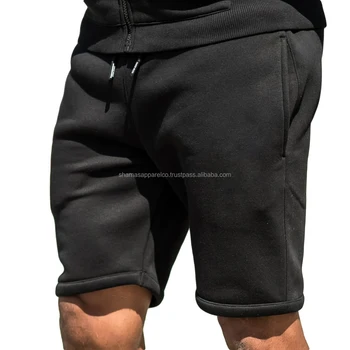 black sweatpants shorts