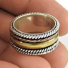 Findings spinner rings handmade jewelry 925 sterling silver meditation spinner rings bulk wholesale jewelry