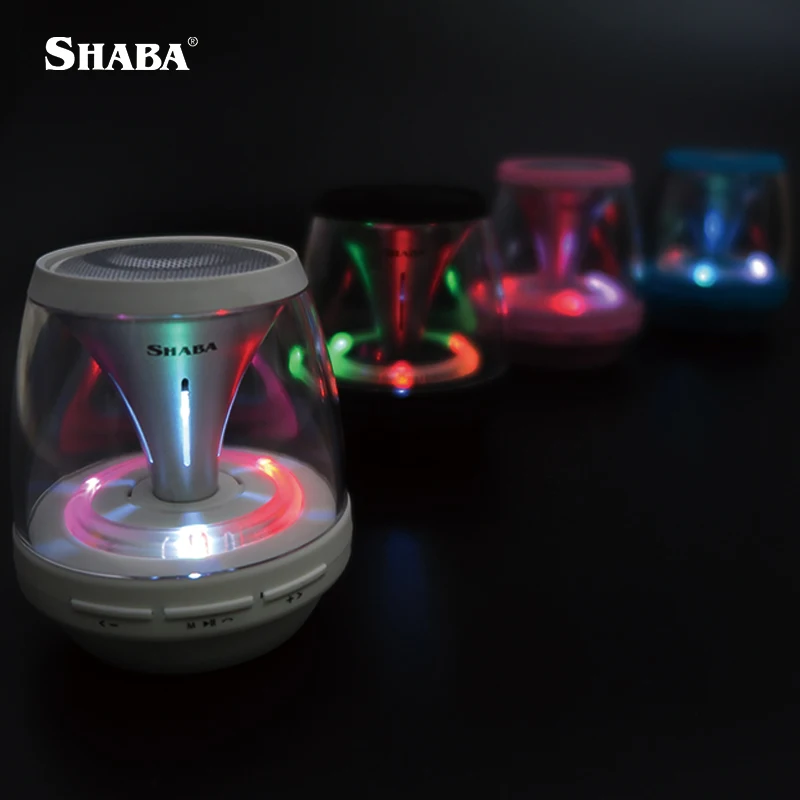 Wireless Speaker portable boombox light luminous AUX Wearable Player mini speaker Shutter Remote Speaker For Entertainment - ANKUX.COM