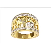 Anello Elephant Spinner: Fascia Da Meditazione Bicolore In Argento Sterling - Italia - Foto 9