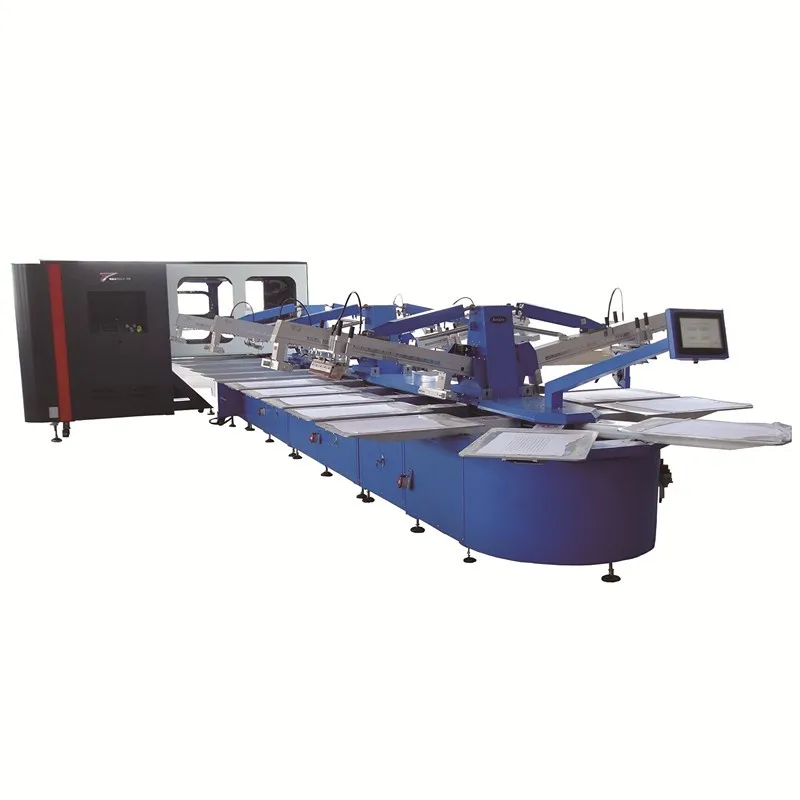 6 Colors Automatic Oval Screen Printing Machine Buy M&r Screen