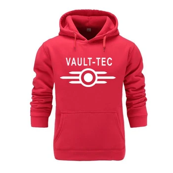 red branded hoodies