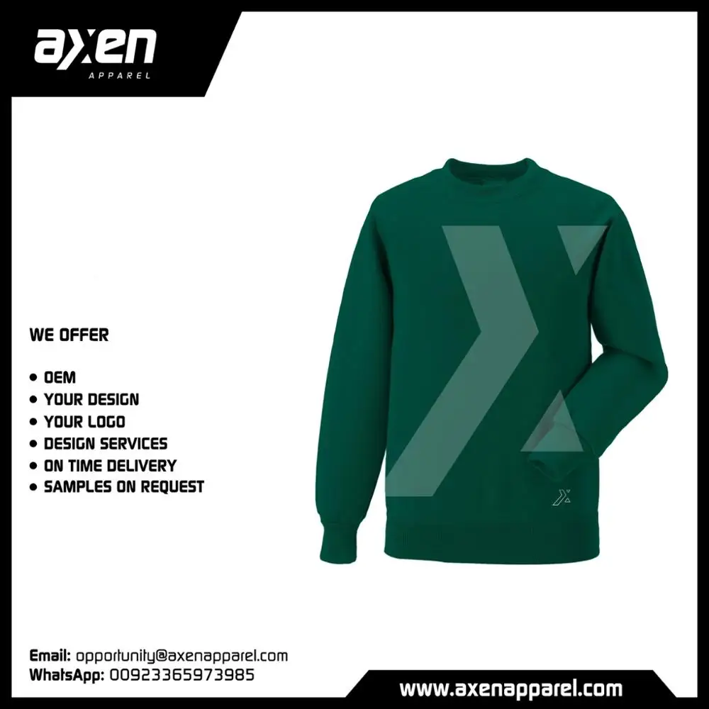 Axen Sweatshirt Fashion New Latest 2018 Custom Logo No Moq Free Sample