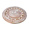 Off White Copper Iron Wall Hanging Decorative Plate