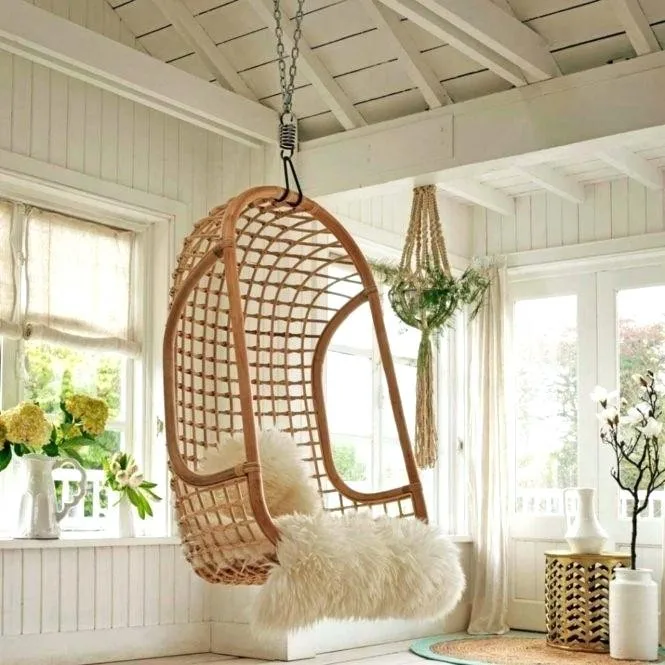 Beautiful Vintage Rattan Wicker Hanging Chair,Handmade In Vietnam - Buy ...