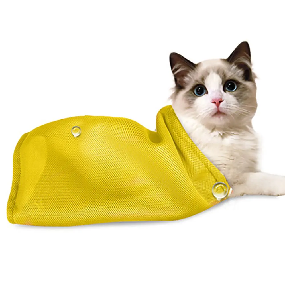 mesh cat grooming bag