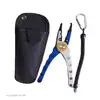 Aluminum Fishing Tools Pliers Hook Remover Braid Line Cutting and Split Ring with Coiled Lanyard and Sheath Accessories