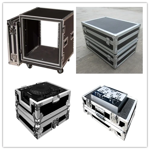 RK 4U Amp Rack Road Tour Flight Case with Casters