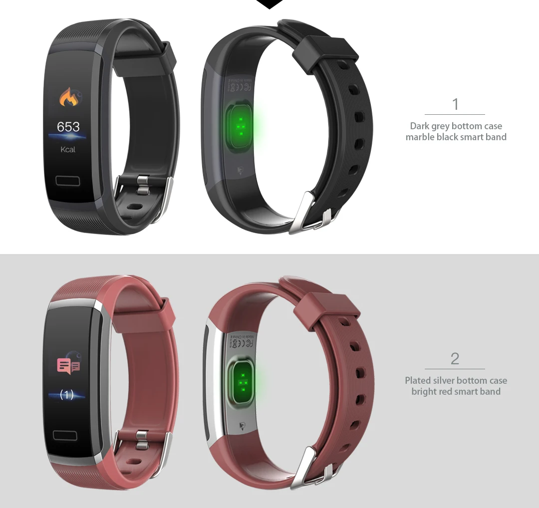 Wristband Vibrating Alarm Fitness Tracker Sport Bracelet Waterproof