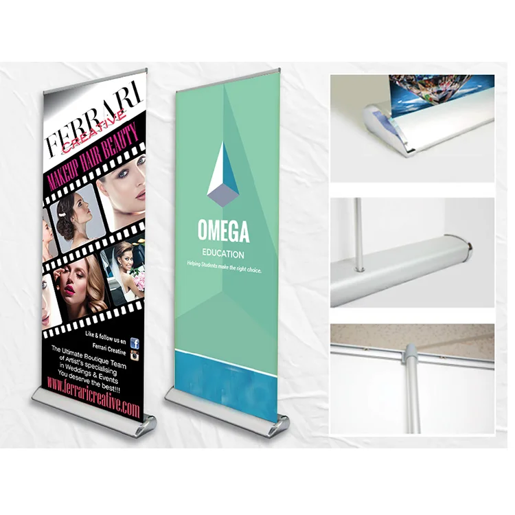September Sale Factory Supply Roll Up Banner Mockup Psd Png