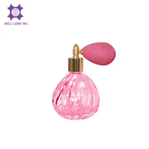 Engraved design perfume bulb sprayer bottle for Christmas gift