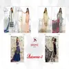 Deepsy Razeena Poly Georgette Embroidery Raplicas Unstitched Salwar kameez, Suit Muslim Wear For Indian Pakistani Women.