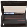 Wholesale Genuine Leather Checkbook Organizer/Custom Checkbook Covers/Leather Gift Checkbook Wallet With Divider
