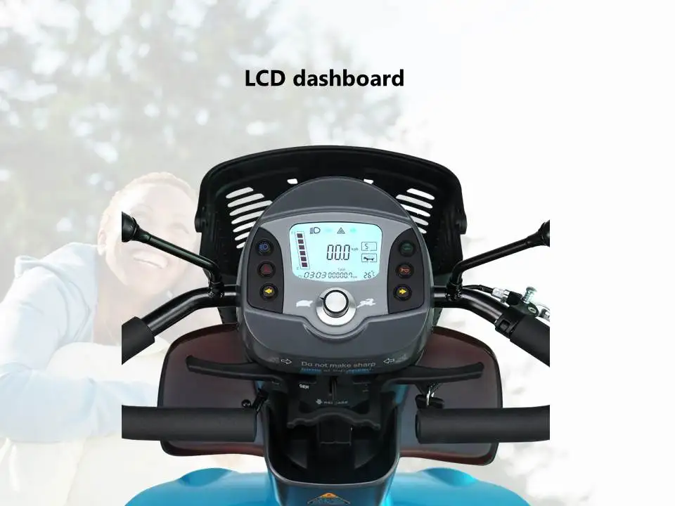 product 4 wheel full suspension handicapped scooter