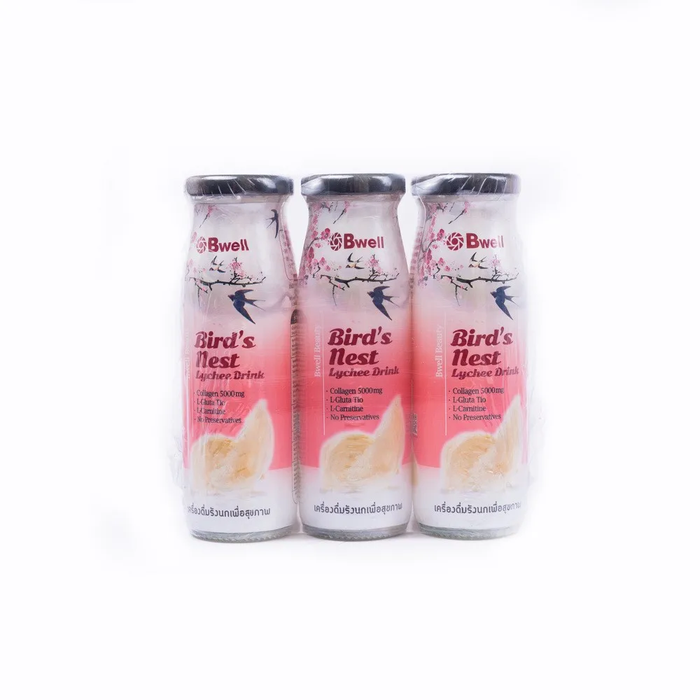 Bird's Nest Beverage Functional Drink With Lynchee Made From Pure Bird