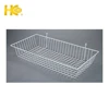 Black display wire basket for gridwall panel