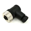 IP67 right angled 5 pin female m12 sensor connector