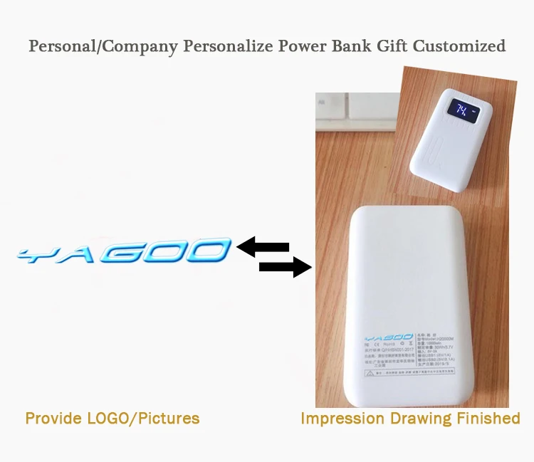 2020 hot LOGO KD-261 Mini 10000mAh 3 Inputs & 2 Outputs Mobile Charger High Quality Free LOGO Customized Power Bank - ANKUX.COM