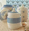 Handmade sea-grass basket, PP rattan baskets with Multi color