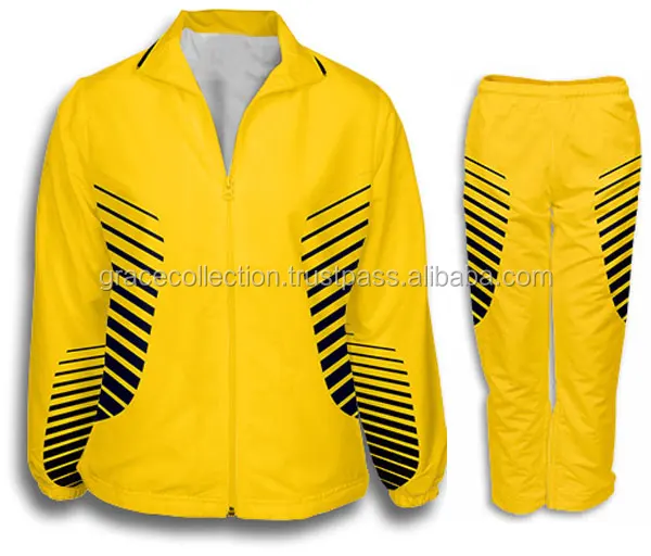 yellow jogging suit