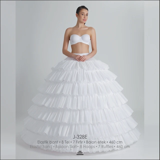 
High Quality Balloon Skirt With Ruffles Petticoat Wholesale 